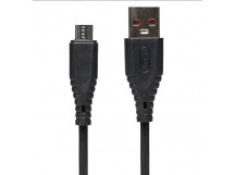 Кабель USB - micro USB SKYDOLPHIN S20V (повр. уп.) 100см 2,4A  (black) (229209)