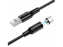 Кабель USB - Type-C Borofone BX41 Amiable магнитный (повр. уп) 100см 2,4A  (black) (229204)