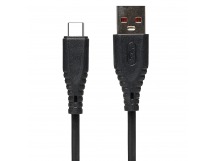 Кабель USB - Type-C SKYDOLPHIN S20T (повр. уп.) 100см 2,4A  (black) (229208)