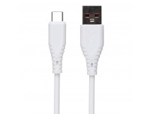 Кабель USB - Type-C SKYDOLPHIN S20T (повр. уп.) 100см 2,4A  (white) (229207)