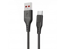 Кабель USB - Type-C SKYDOLPHIN S61T (повр.уп.) 100см 2,4A  (black) (229210)