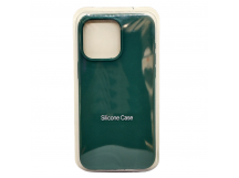 Чехол Silicone Case для iPhone 15 Pro Max зеленый