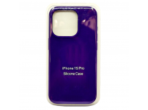 Чехол Silicone Case для iPhone 15 Pro ярко-фиолетовый