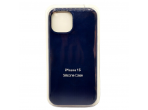 Чехол-накладка Silicone Case Apple iPhone 15 синий