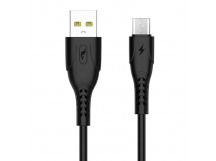 Кабель USB - micro USB SKYDOLPHIN S08V (повр.уп) 100см 3,5A  (black) (229230)