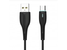 Кабель USB - micro USB SKYDOLPHIN S48V (повр. уп.) 100см 3A  (black) (229226)