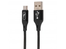 Кабель USB - micro USB SKYDOLPHIN S55V (повр.уп) 100см 2,4A  (black) (229218)