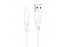 Кабель USB - Apple lightning Borofone BX47 Coolway (повр. уп) 100см 2,4A  (white) (229271)