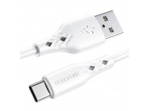 Кабель USB - Type-C Borofone BX48 (повр. уп) 100см 3A  (white) (229274)