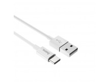 Кабель USB - Type-C Hoco X23 Skilled (повр. уп) 100см 2,1A  (white) (229266)