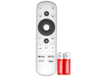 Пульт ДУ RC60 для телевизора KIVI с голосовым управлением, батарейки в комплекте Huayu