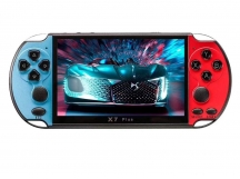 Игровая консоль X7 , MP5 500 игр 8bit (красно-синий)
