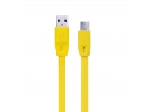 Кабель USB - micro USB Brera Black Diamond (повр. уп.) 100см 1,5A  (yellow) (229325)