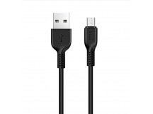 Кабель USB - micro USB Hoco X13 Easy (повр. уп) 100см 2,4A  (black) (229337)