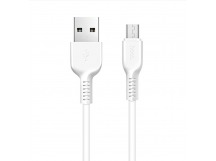 Кабель USB - micro USB Hoco X13 Easy (повр. уп) 100см 2,4A  (white) (229334)