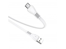 Кабель USB - micro USB Hoco X40 Noah Charging (повр. уп) 100см 2,4A  (white) (229478)