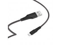Кабель USB - micro USB Hoco X58 Airy silicone (повр. уп) 100см 2,4A  (black) (229474)