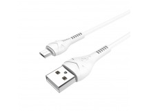 Кабель USB - micro USB Hoco X37 Cool power (повр. уп) 100см 2,4A  (white) (229492)