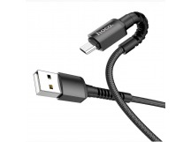 Кабель USB - micro USB Hoco X71 Especial (повр.уп) 100см 2,4A  (black) (229518)