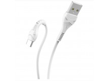 Кабель USB - Type-C Hoco X37 Cool power (повр. уп) 100см 3A  (white) (229495)