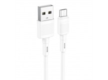 Кабель USB - micro USB Hoco X83 (повр. уп.) 100см 2,4A  (white) (229513)