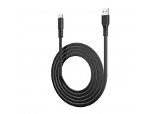 Кабель USB - Type-C Borofone BX23 Wide (повр. уп) 100см 3A  (black) (229856)