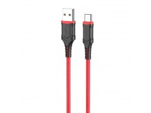 Кабель USB - Type-C Borofone BX67 (повр. уп) 100см 3A  (red) (229506)