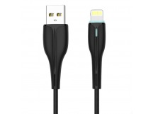 Кабель USB - Apple lightning SKYDOLPHIN S48L (повр. уп) 100см 3A  (black) (223606)
