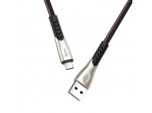 Кабель USB - micro USB Hoco U48 (повр.уп) 120см 2,4A  (black) (229871)