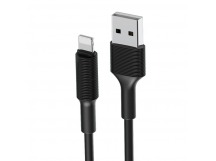 Кабель USB - Apple lightning Borofone BX1 (повр. уп) 100см 2A  (black) ()