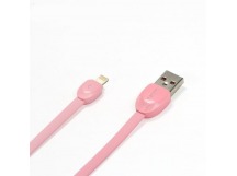 Кабель USB - Apple lightning Remax RC-040i Shell (повр.уп) 100см 2,1A  (pink) (229938)
