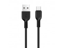 Кабель USB - Type-C Hoco X13 Easy (повр. уп) 100см 2,4A  (black) (229937)