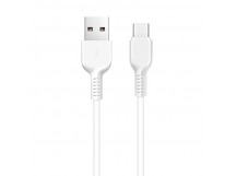 Кабель USB - Type-C Hoco X20 Exotic Radiance (повр. уп.) 100см 2,4A  (white) (229939)