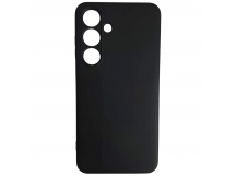 Чехол силиконовый Samsung S24 Silicone Cover без лого черный