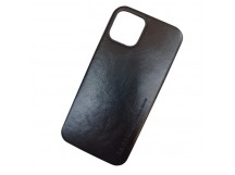Чехол силиконовый iPhone 12 X-level под кожу черный