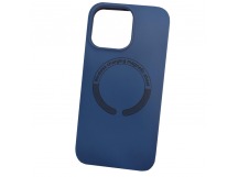 Чехол copy original силиконовый iPhone 15 (MagSafe) темно синий