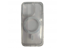 Чехол силиконовый iPhone 15 Pro Magsafe Clear Case прозрачный