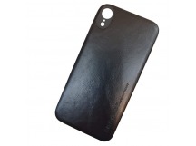 Чехол силиконовый iPhone XR X-level под кожу черный