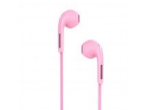 Проводные наушники с микрофоном вкладыши Hoco M39 Rhyme sound (повр.уп.) Jack 3,5  (pink) (230152)