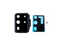 Стекло камеры для Samsung Galaxy S20 Ultra (G988B) в сборе с рамкой Черный