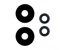 Стекло камеры для Infinix Note 30i (X6716) (комплект 4 шт.) Черный