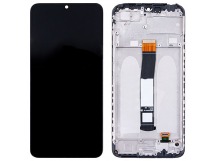 Дисплей для Xiaomi Redmi Poco C40 (220333QPG) модуль с рамкой Черный - OR