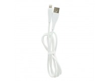 Кабель USB "WALKER" C305, 2.1А, Lightning, поддержка QC, белый