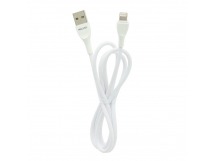 Кабель USB "WALKER" C565, 3.1А, Lightning, поддержка QC, белый