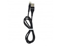 Кабель USB "WALKER" C775, 3.1А, Type-C, магнитный, для зарядки, индикатор, черный