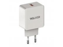 СЗУ WALKER WH-25, 3А, 18Вт, USBx1, блочок, быстрая зарядка QC 3.0, белое