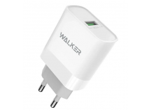 СЗУ WALKER WH-35, 3А, 15Вт, USBx1, быстрая зарядка QC 3.0, блочок, белое