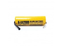 Аккумулятор H-AA 2000-T 1.2V, 2000 mAh Ni-Mh с выводами ET