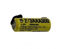 Аккумулятор H-2/3AAA300-T 1.2V,  300 mAh Ni-Mh с выводами ET