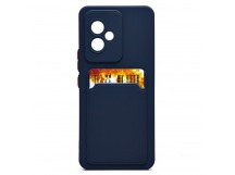 Чехол-накладка - SC337 с картхолдером для "Honor 100" (dark blue) (228845)